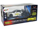 Auto Sportowe Wyścigowe R/C 1:24 Corvette C6.R Biały 2.4 G Światła