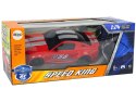 Auto Sportowe R/C 1:24 Wyścigi Czerwone Przyciemniane Szyby