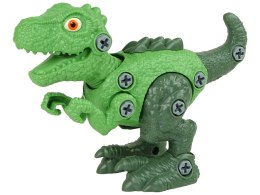 Zestaw Dinozaur Tyranozaur Rex z Jajkiem DIY Śrubokręt Zielony