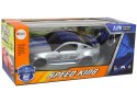 Sportowe Szybkie Auto Zdalnie Sterowane R/C Srebrne 1:24 Speed King