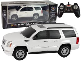 Auto Cadillac Escalade R/C Biały Światła Dźwięk 1:16