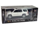 Auto Cadillac Escalade R/C Biały Światła Dźwięk 1:16