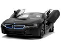 Auto R/C BMW i8 Rastar 1:14 Czarny Drzwi Automatyczne